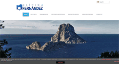 Desktop Screenshot of clinicafernandez.es
