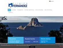 Tablet Screenshot of clinicafernandez.es